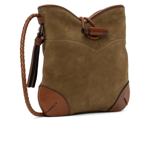 NWT Isabel Marant Taggy Bag Khaki Authentic - Picture 2 of 11